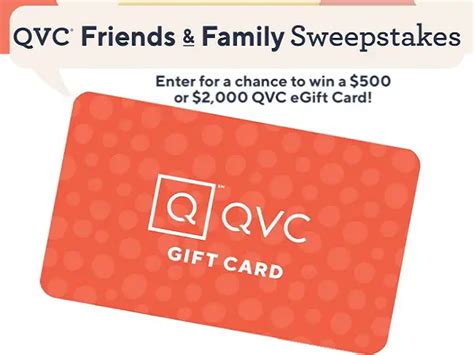 qvc sweepstakes|QVC’s eGift Card Giveaway for our Friends & Family  .